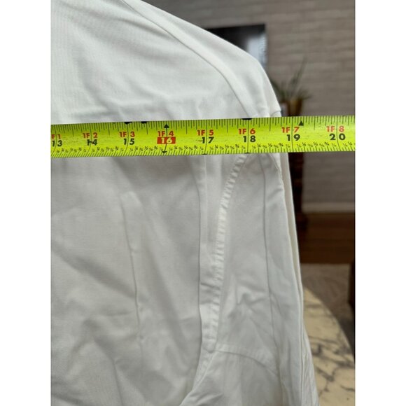 Lululemon Commission White Buttondown Long Sleeves Qwick Oxford Dress Shirt - Picture 3 of 4